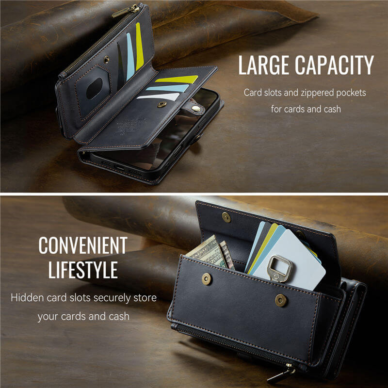 CaseMe iPhone 17 Pro Crossbody Wallet Case