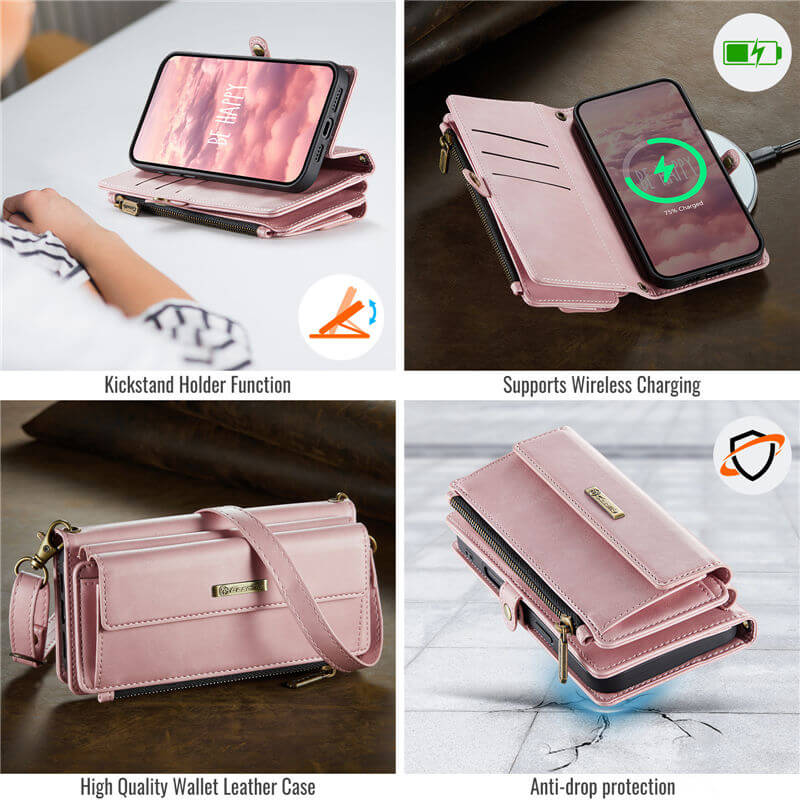 CaseMe iPhone 17 Pro Max Crossbody Wallet Case