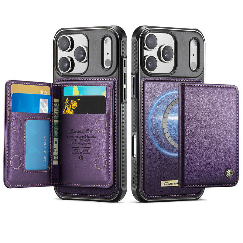 CaseMe iPhone 17 Pro 2-in-1 Detachable Magnetic Wallet Case