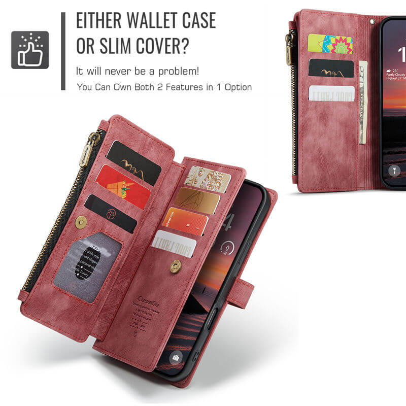 CaseMe iPhone 17 Pro Max Wallet Case with Wrist Strap