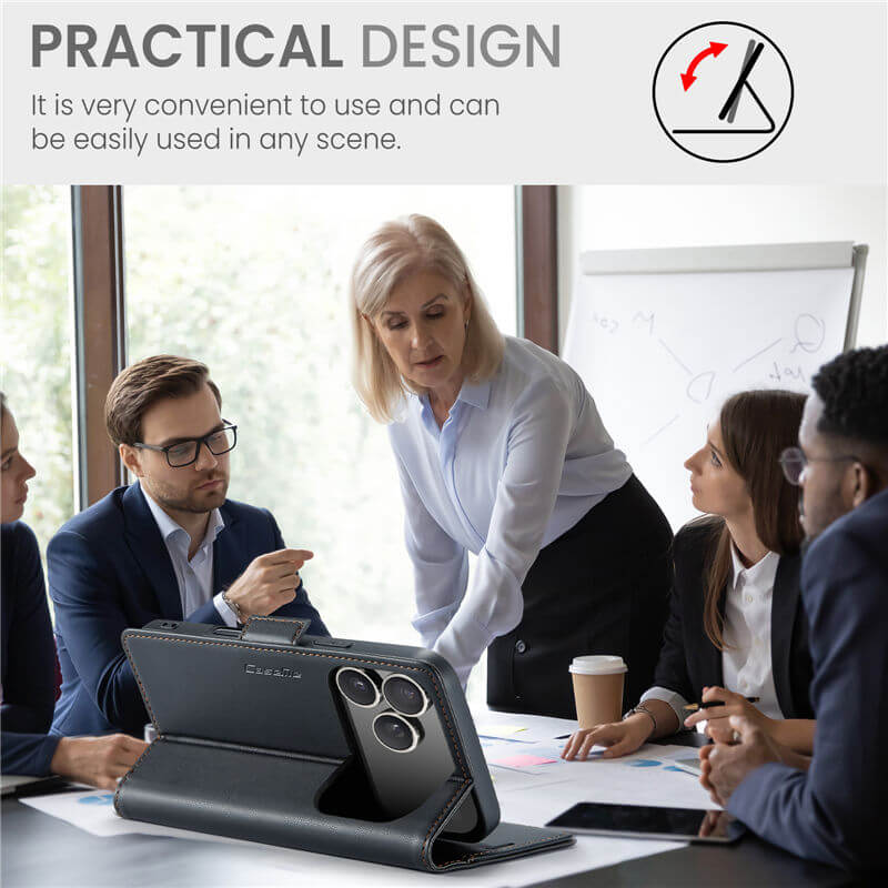 CaseMe iPhone 17 Pro Wallet RFID Blocking Case