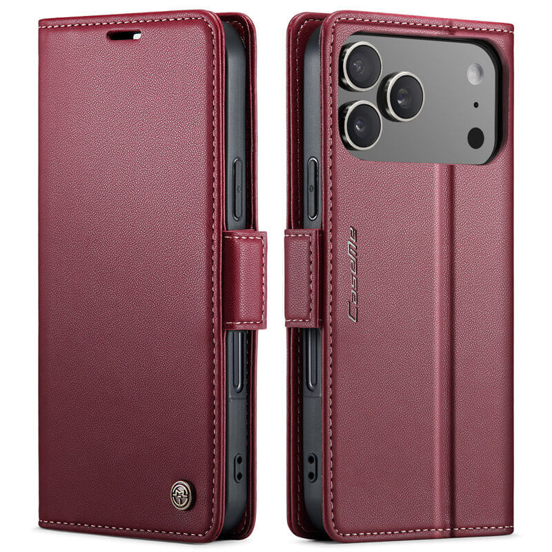 CaseMe iPhone 17 Pro Wallet RFID Blocking Case