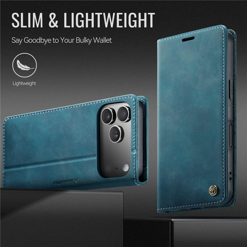 CaseMe iPhone 17 Pro Max Magnetic Wallet Case with RFID Blocking