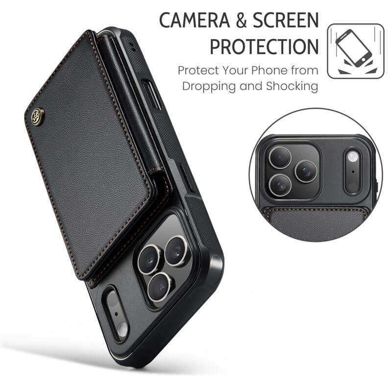 CaseMe iPhone 18 Pro Max RFID Blocking Card Holder Case
