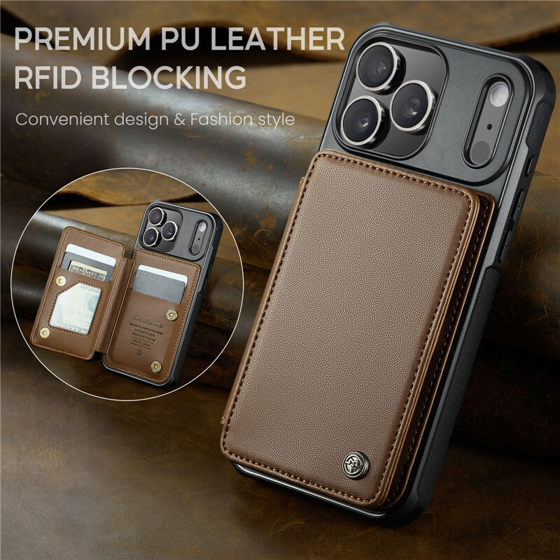 CaseMe iPhone 17 Pro Max RFID Blocking Card Holder Case