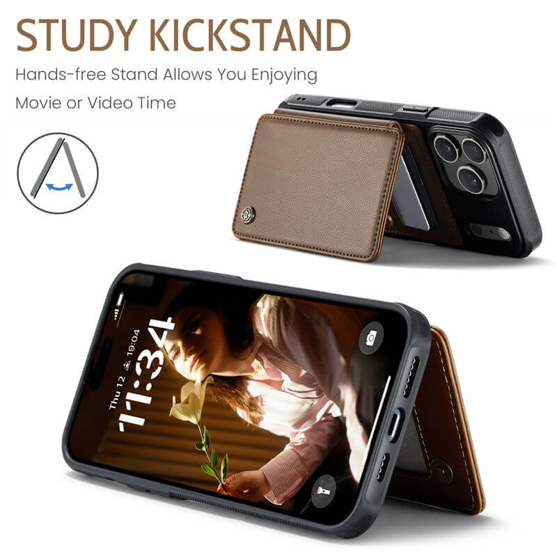 CaseMe iPhone 17 Pro Max RFID Blocking Card Holder Case