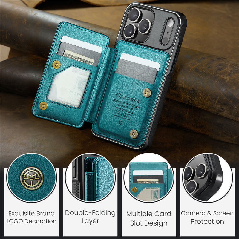 CaseMe iPhone 18 Pro Max RFID Blocking Card Holder Case