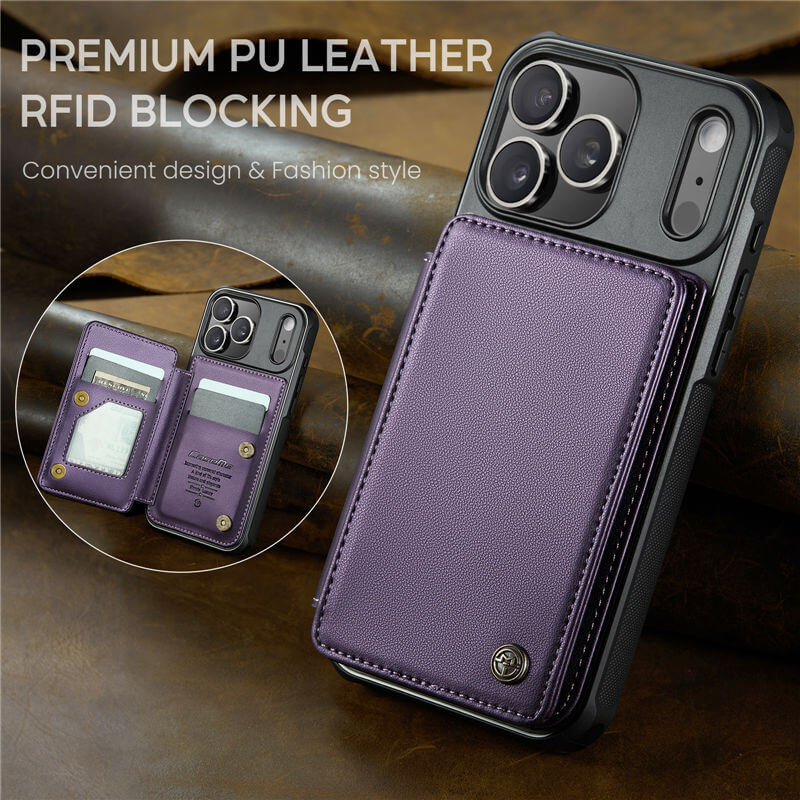 CaseMe iPhone 18 Pro Max RFID Blocking Card Holder Case