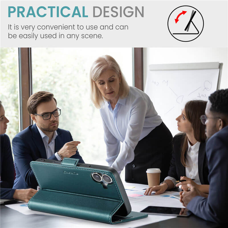 CaseMe iPhone 17 Wallet RFID Blocking Case