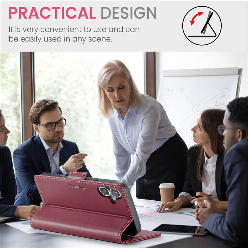 CaseMe iPhone 17 Wallet RFID Blocking Case