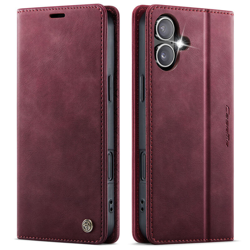 CaseMe iPhone 17 Magnetic Wallet Case with RFID Blocking