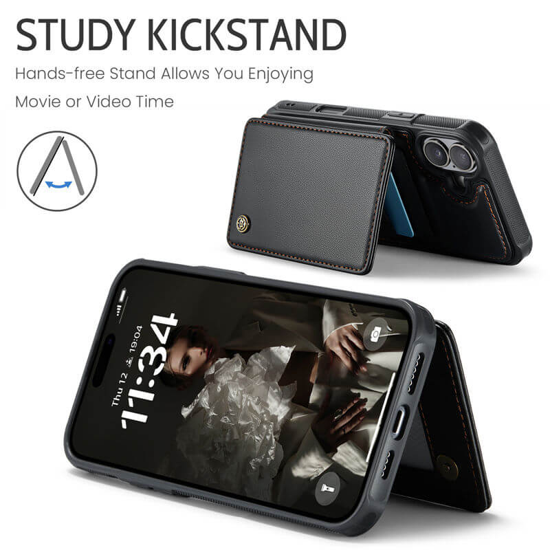 CaseMe iPhone 17 Pro RFID Blocking Card Holder Case