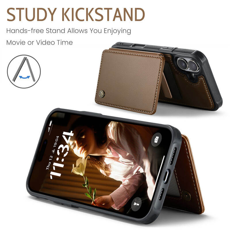 CaseMe iPhone 17 Pro RFID Blocking Card Holder Case