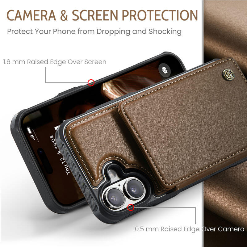 CaseMe iPhone 17 Pro RFID Blocking Card Holder Case