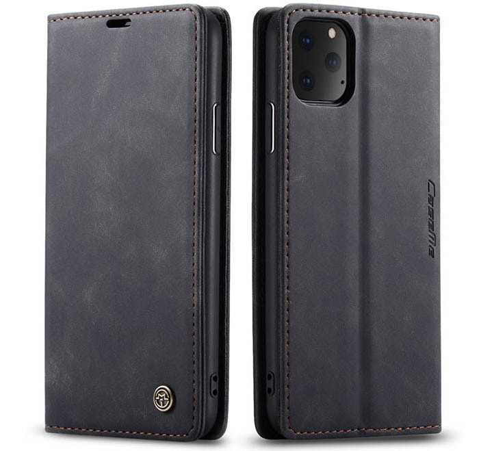 CaseMe iPhone 11 Pro Max Wallet Kickstand Magnetic Flip Leather Case