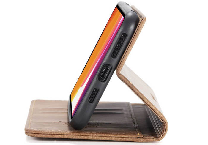 CaseMe iPhone 11 Pro Wallet Kickstand Magnetic Flip Leather Case