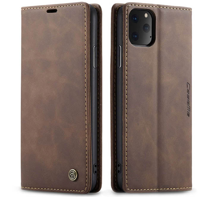 CaseMe iPhone 11 Pro Max Wallet Kickstand Magnetic Flip Leather Case