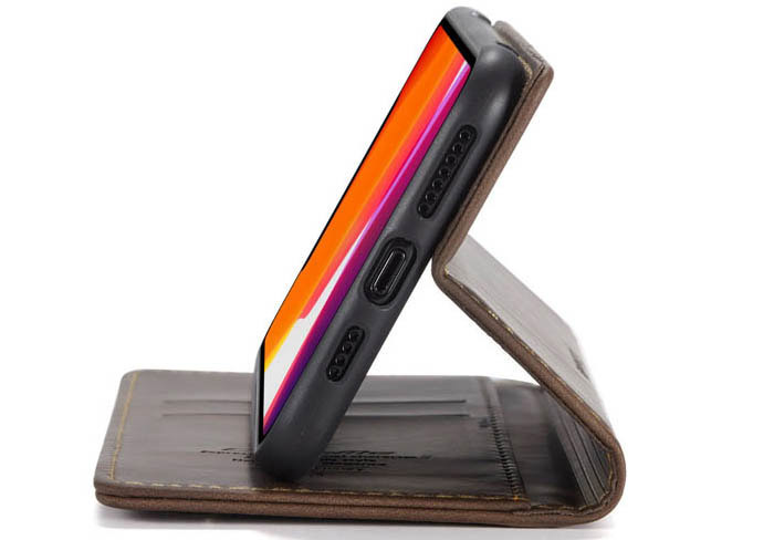 CaseMe iPhone 11 Pro Wallet Kickstand Magnetic Flip Leather Case