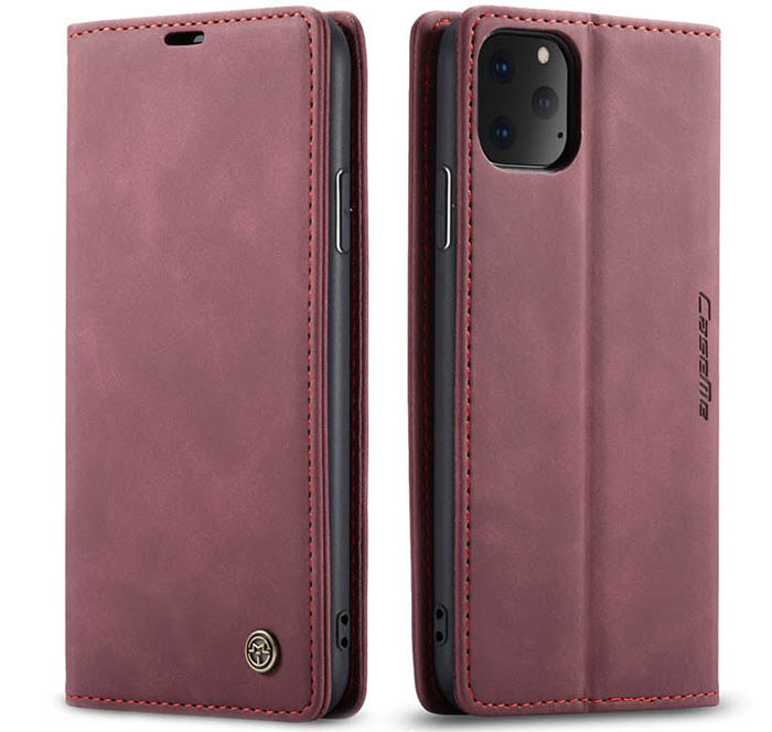 CaseMe iPhone 11 Pro Wallet Kickstand Magnetic Flip Leather Case