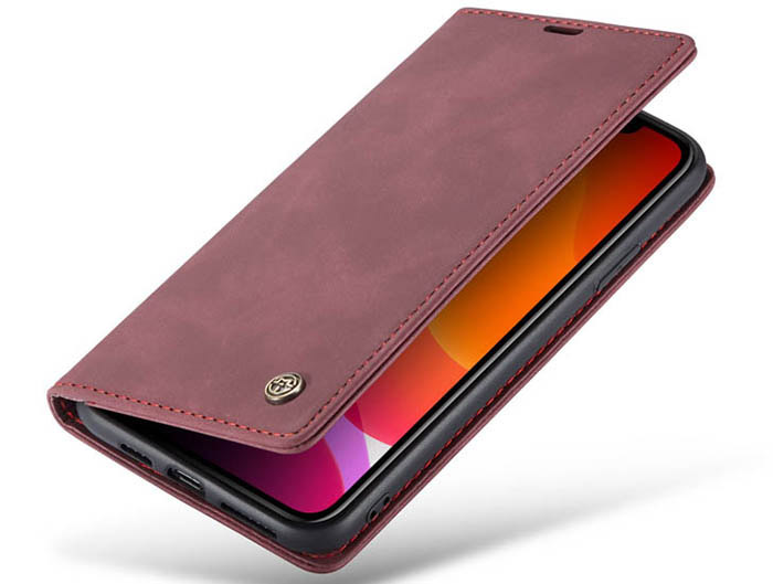 CaseMe iPhone 11 Pro Max Wallet Kickstand Magnetic Flip Leather Case