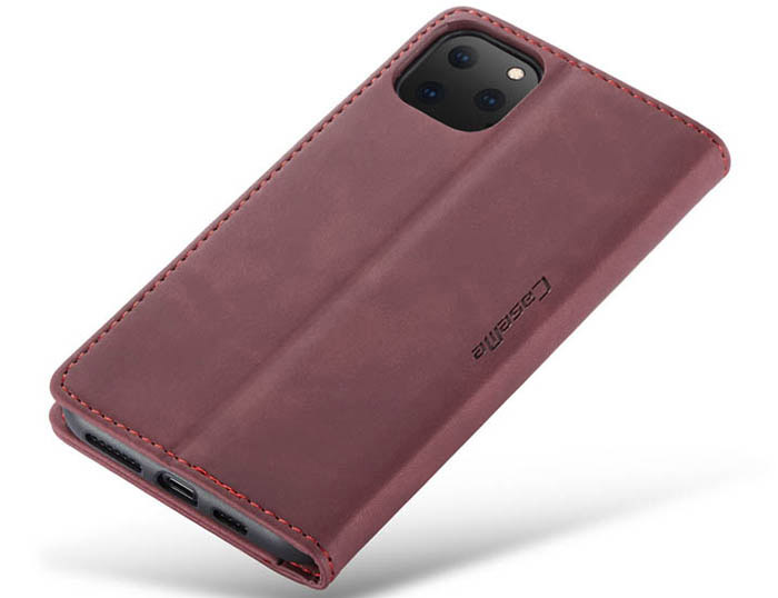 CaseMe iPhone 11 Pro Max Wallet Kickstand Magnetic Flip Leather Case