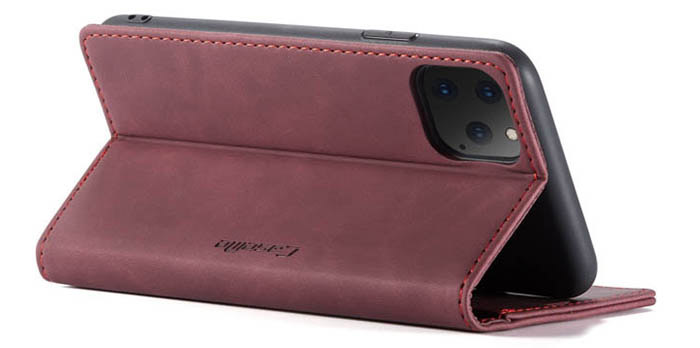 CaseMe iPhone 11 Pro Wallet Kickstand Magnetic Flip Leather Case