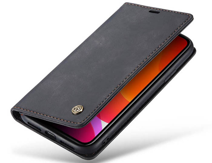 CaseMe iPhone 11 Wallet Kickstand Magnetic Flip Leather Case