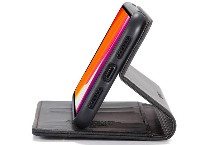 CaseMe iPhone 11 Wallet Kickstand Magnetic Flip Leather Case