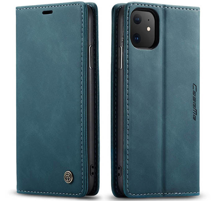 CaseMe iPhone 11 Wallet Kickstand Magnetic Flip Leather Case