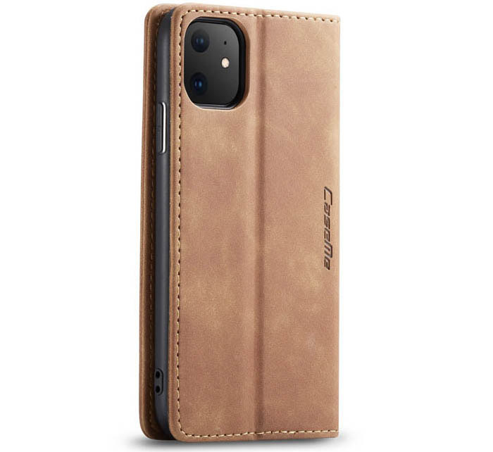 CaseMe iPhone 11 Wallet Kickstand Magnetic Flip Leather Case