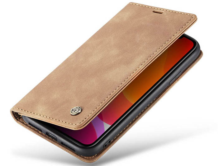 CaseMe iPhone 11 Wallet Kickstand Magnetic Flip Leather Case