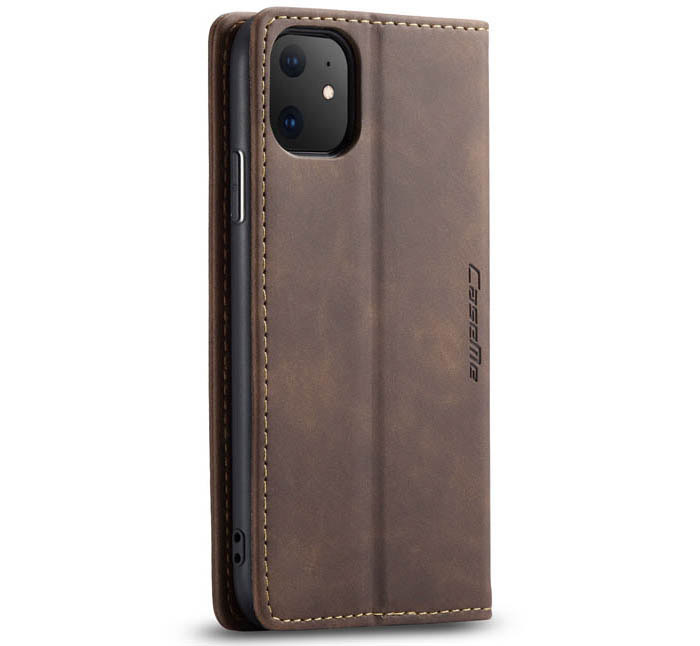 CaseMe iPhone 11 Wallet Kickstand Magnetic Flip Leather Case