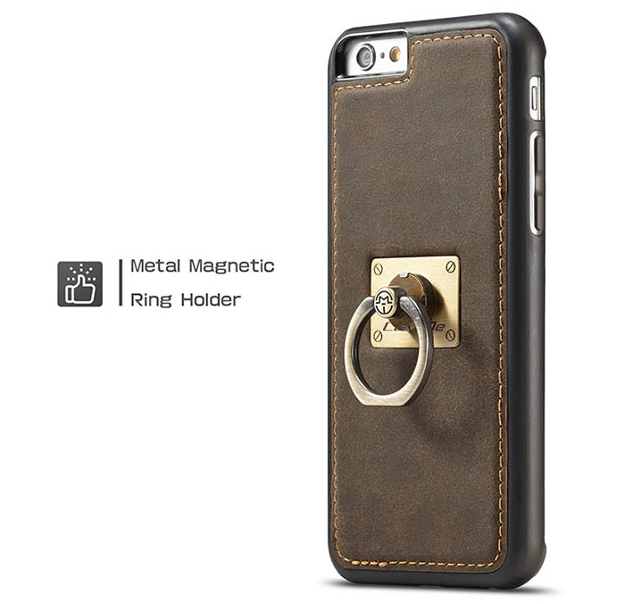 CaseMe iPhone 6S/6 Detachable Ring Stand Magnetic Back Cover