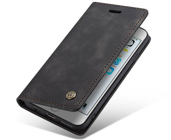 CaseMe iPhone 6 Plus/6s Plus Retro Wallet Kickstand Magnetic Flip Leather Case