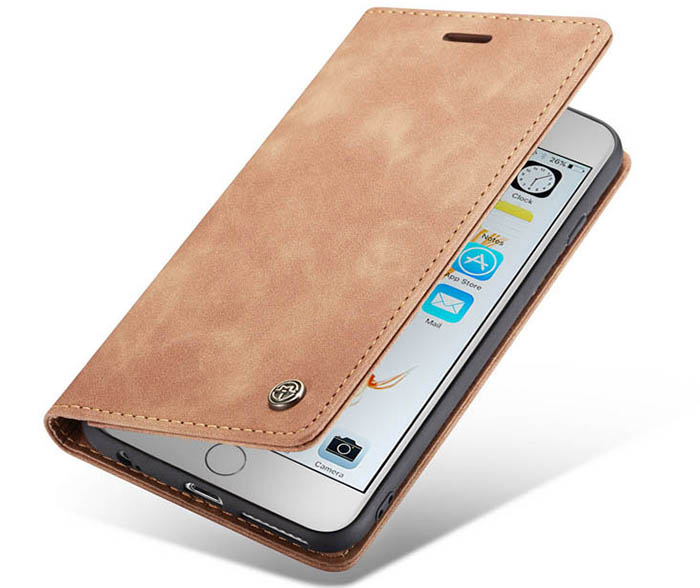 CaseMe iPhone 6 Plus/6s Plus Retro Wallet Kickstand Magnetic Flip Leather Case