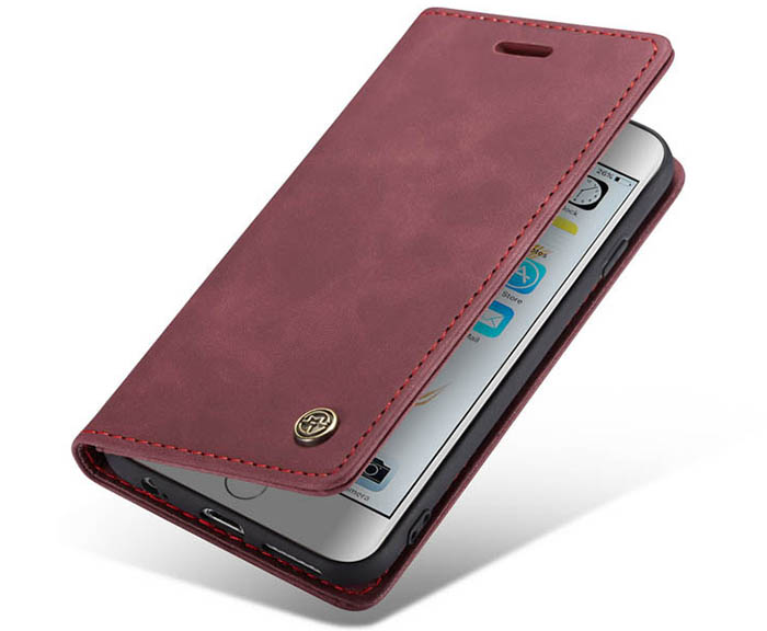 CaseMe iPhone 6 Plus/6s Plus Retro Wallet Kickstand Magnetic Flip Leather Case