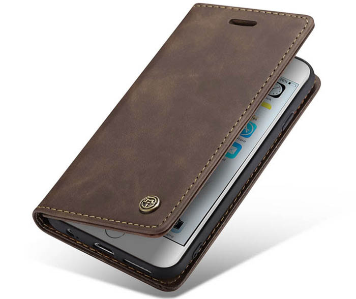 CaseMe iPhone 6/6s Retro Wallet Kickstand Magnetic Flip Leather Case