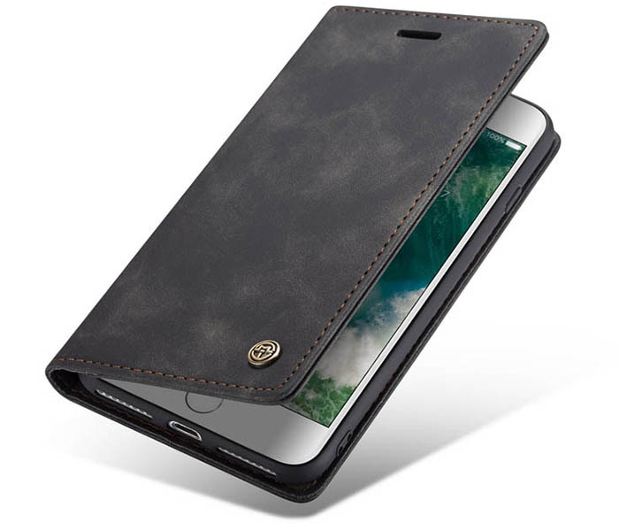 CaseMe iPhone 7 Plus/8 Plus Retro Wallet Kickstand Magnetic Flip Leather Case