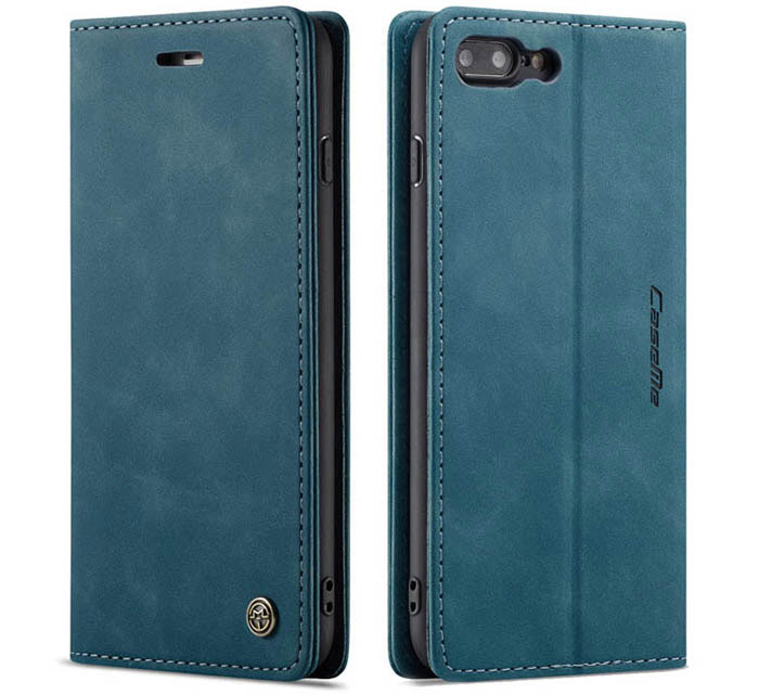 CaseMe iPhone 7 Plus/8 Plus Retro Wallet Kickstand Magnetic Flip Leather Case