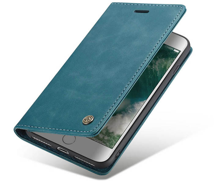 CaseMe iPhone 7 Plus/8 Plus Retro Wallet Kickstand Magnetic Flip Leather Case