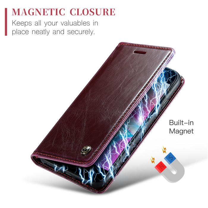 CaseMe iPhone 7/8/SE 2020/SE 2022 Wallet Kickstand Magnetic Flip Case