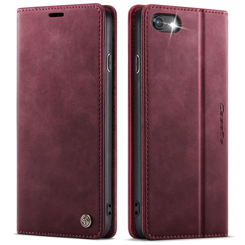 CaseMe iPhone 7/8/SE 2020/SE 2022 Magnetic Wallet Case with RFID Blocking