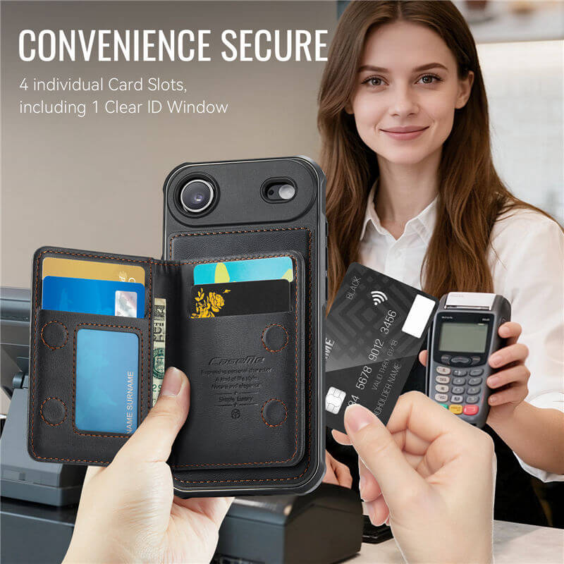 CaseMe iPhone Air 2-in-1 Detachable Magnetic Wallet Case
