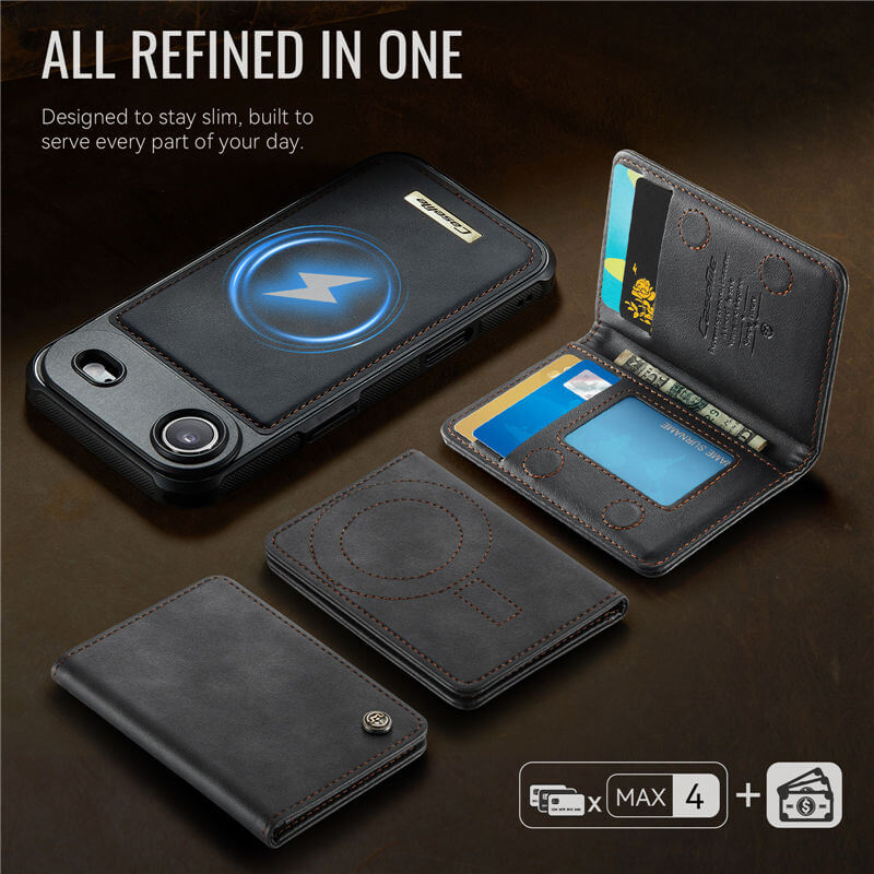 CaseMe iPhone Air 2-in-1 Detachable Magnetic Wallet Case