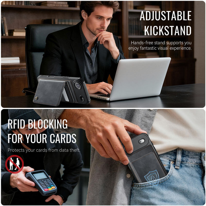 CaseMe iPhone Air 2-in-1 Detachable Magnetic Wallet Case