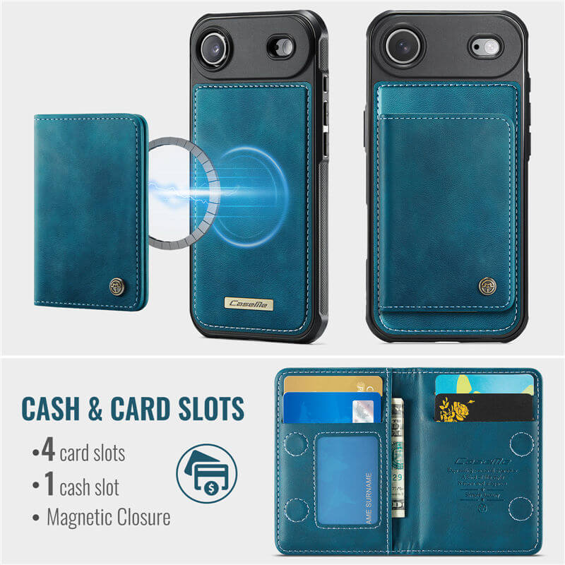 CaseMe iPhone Air 2-in-1 Detachable Magnetic Wallet Case