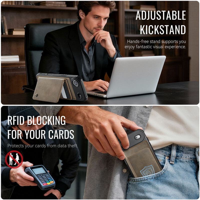 CaseMe iPhone Air 2-in-1 Detachable Magnetic Wallet Case