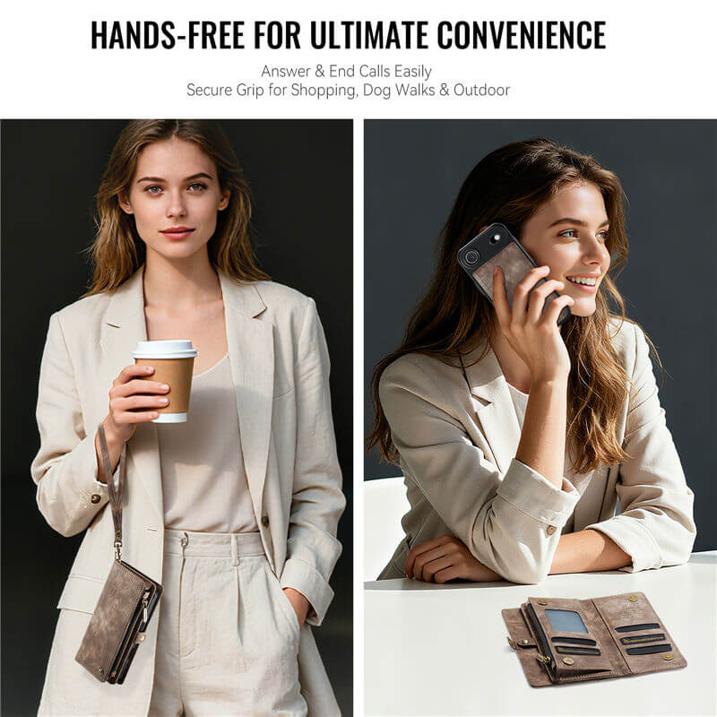 CaseMe iPhone Air 2-in-1 Magnetic RFID Wallet Case