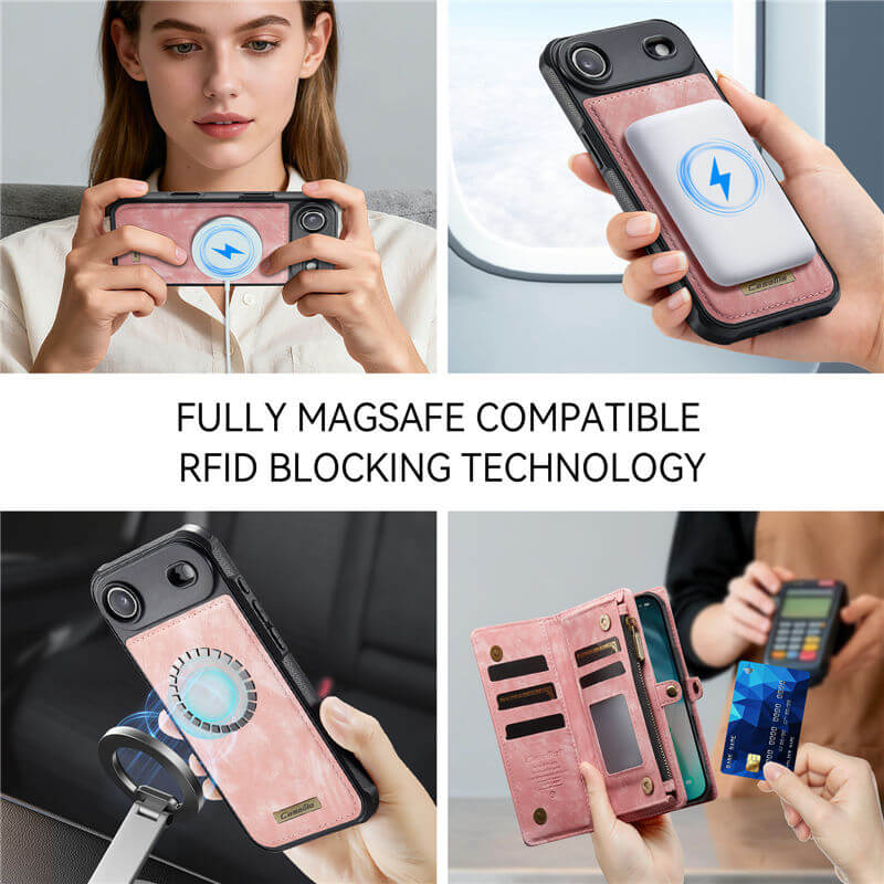 CaseMe iPhone Air 2-in-1 Magnetic RFID Wallet Case