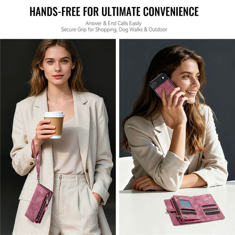 CaseMe iPhone Air 2-in-1 Magnetic RFID Wallet Case